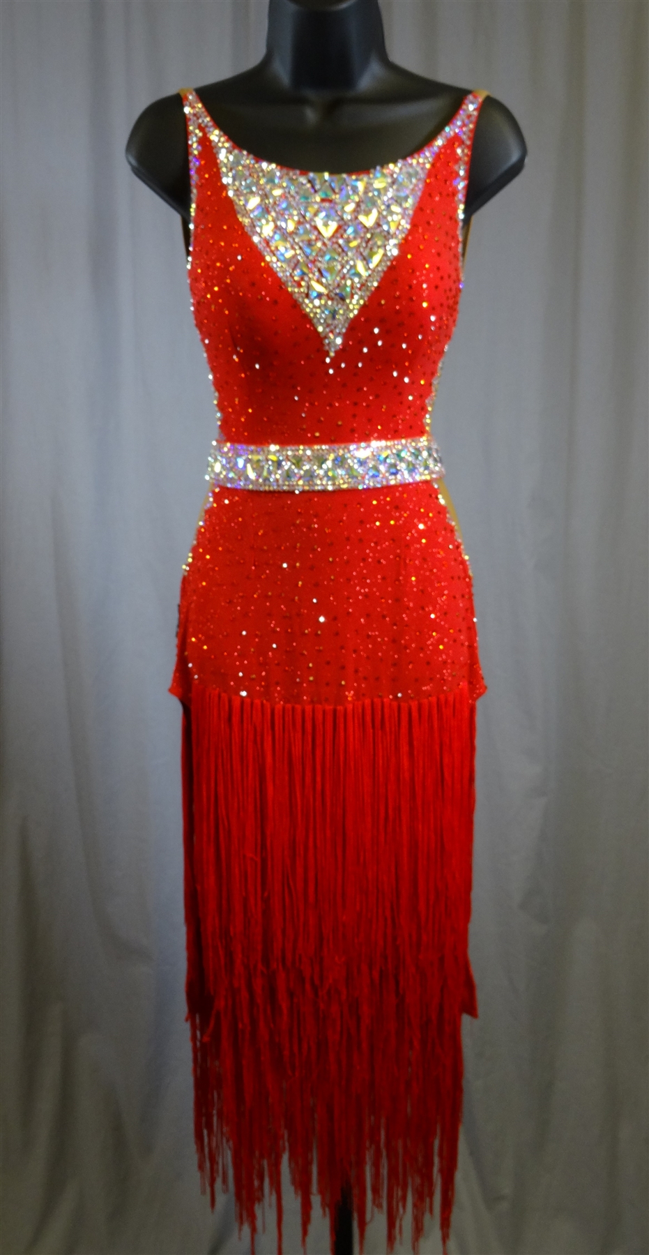 Red Latin Dress 89