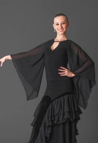 Butterfly Sleeves Dance Top