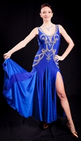 Elegant Royal Blue Ballroom Dress