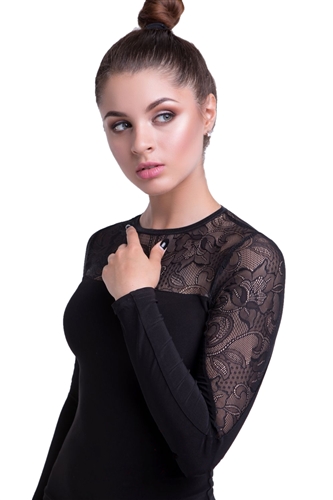 Lace Sleeves Top