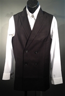 Men's Ballroom Double Buttons Long Vest