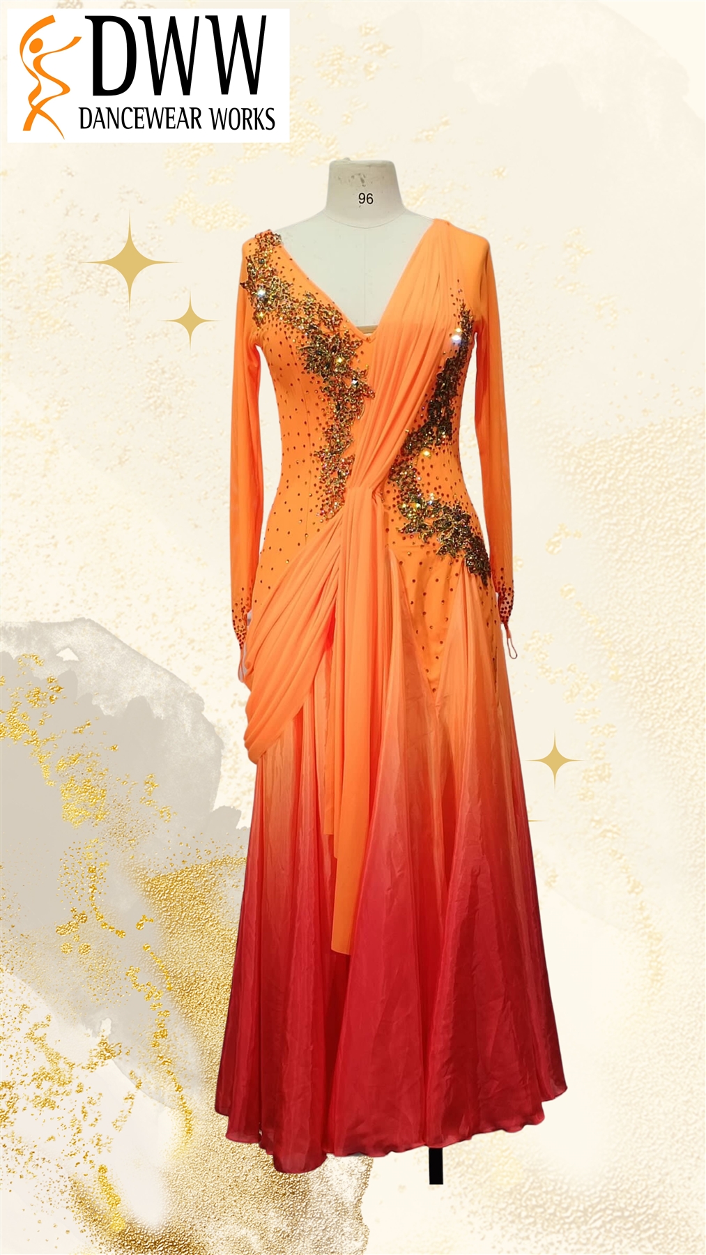 Shop Orange designer Dresses for Women Online | Aza Fashions