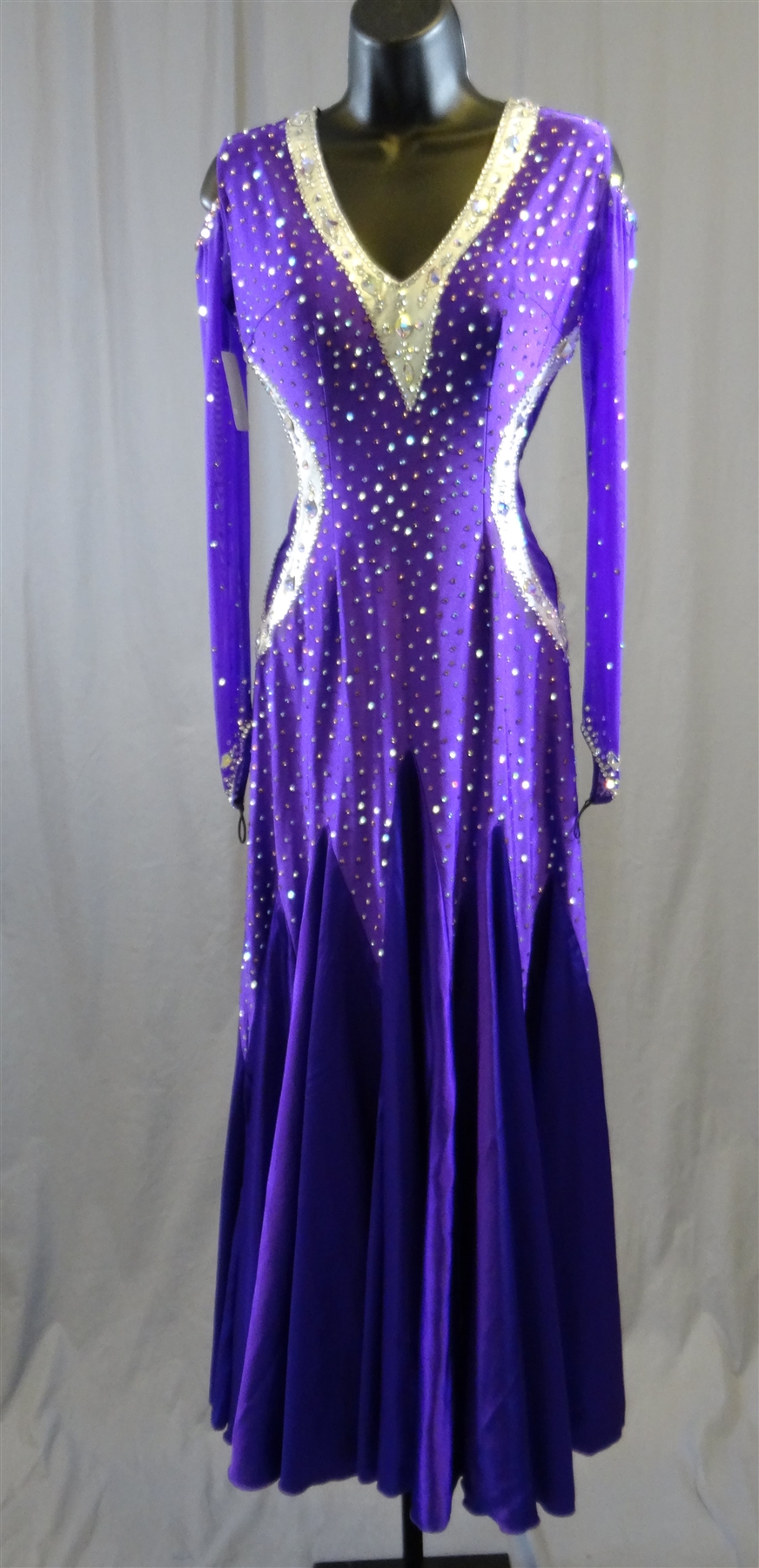 Sexy & Elegant Purple Ballroom Dress